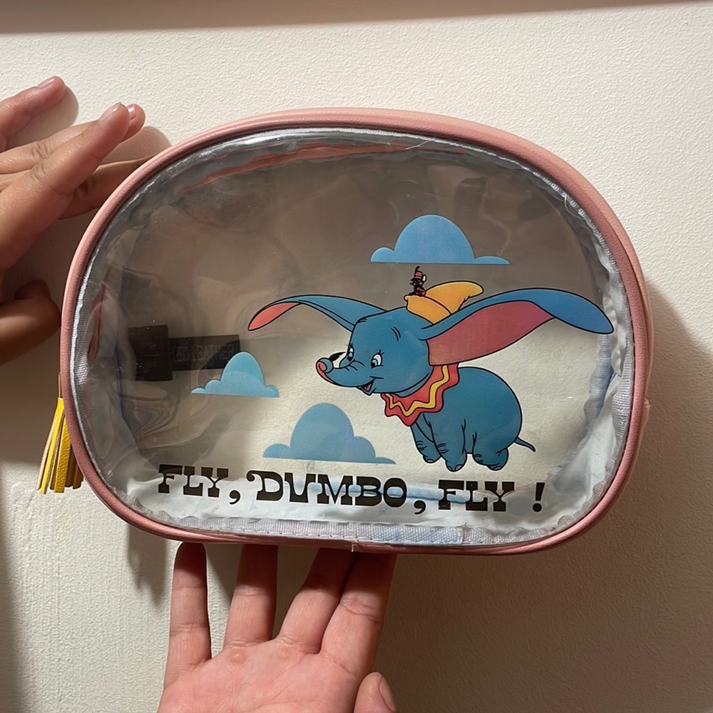 Vintage Disney Dumbo makeup bag